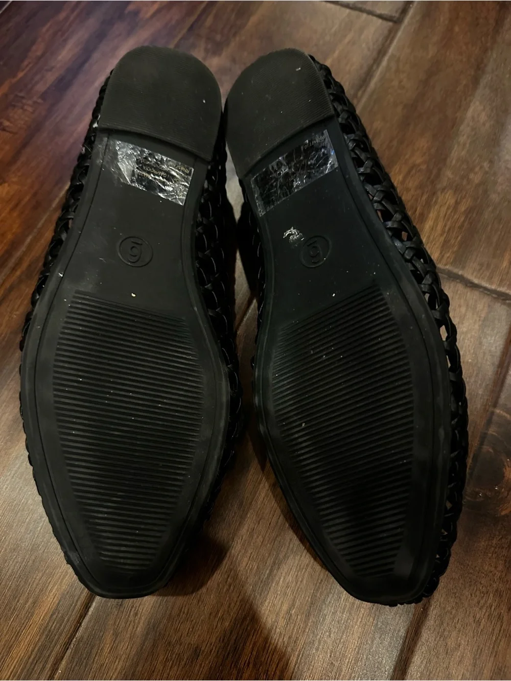 Universal Thread Black Woven Ballet Flats - Picture 3 of 4